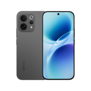 vivo S50t color Negro Espacial, frente y trasera con cámara triple de 50 MP