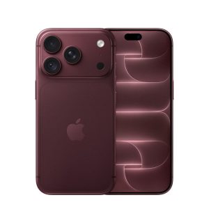 iPhone 18 Pro color Borgoña — frente y reverso