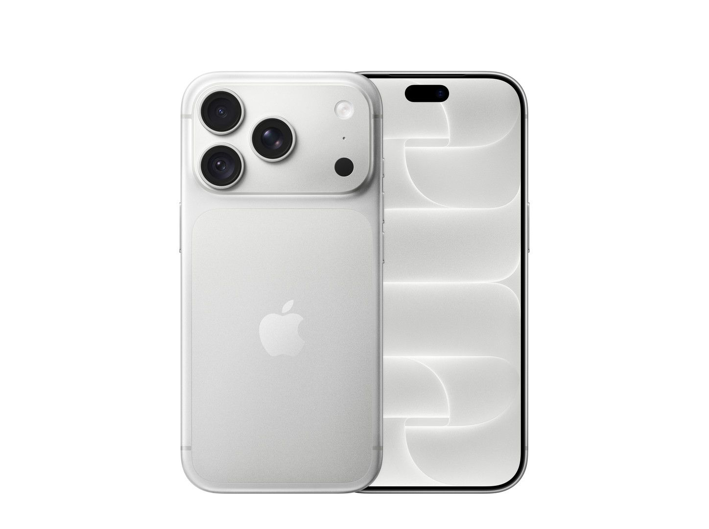 iPhone 18 Pro color Plata — frente y reverso