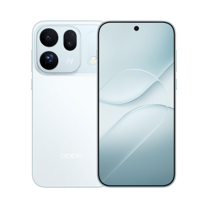 OPPO Find X10 color Azul Hielo, frente y trasera con módulo de cámaras Hasselblad