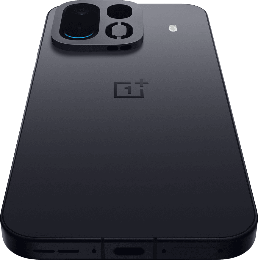 OnePlus Ace 7 Pro Negro, reverso en ángulo