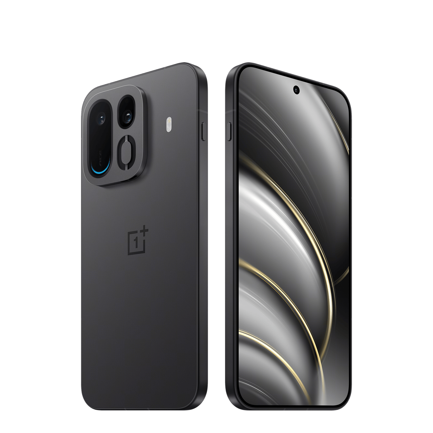 OnePlus Ace 7 Pro Negro, perfil en ángulo